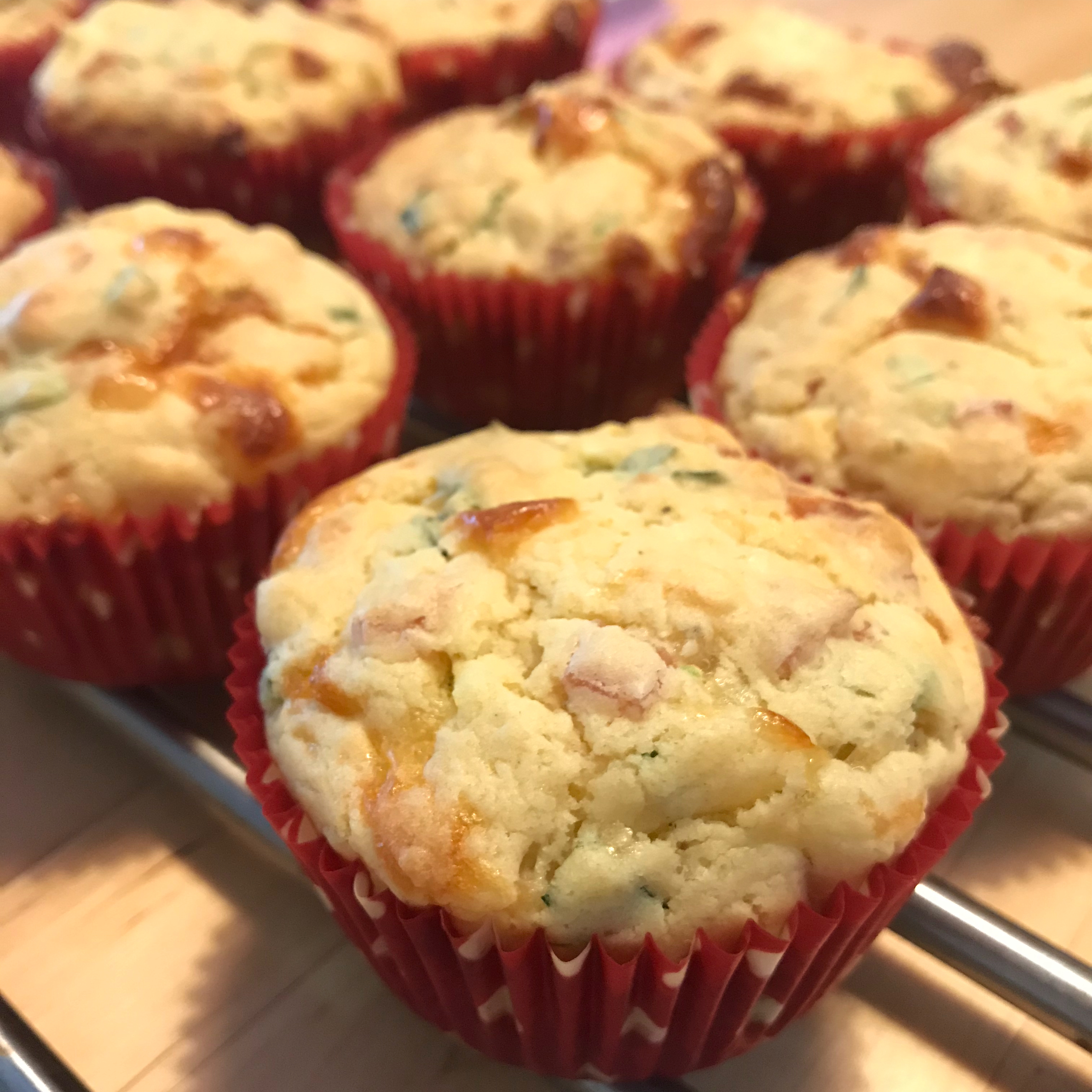 Spam&reg;, Cheese, and Spinach Muffins denisecandy