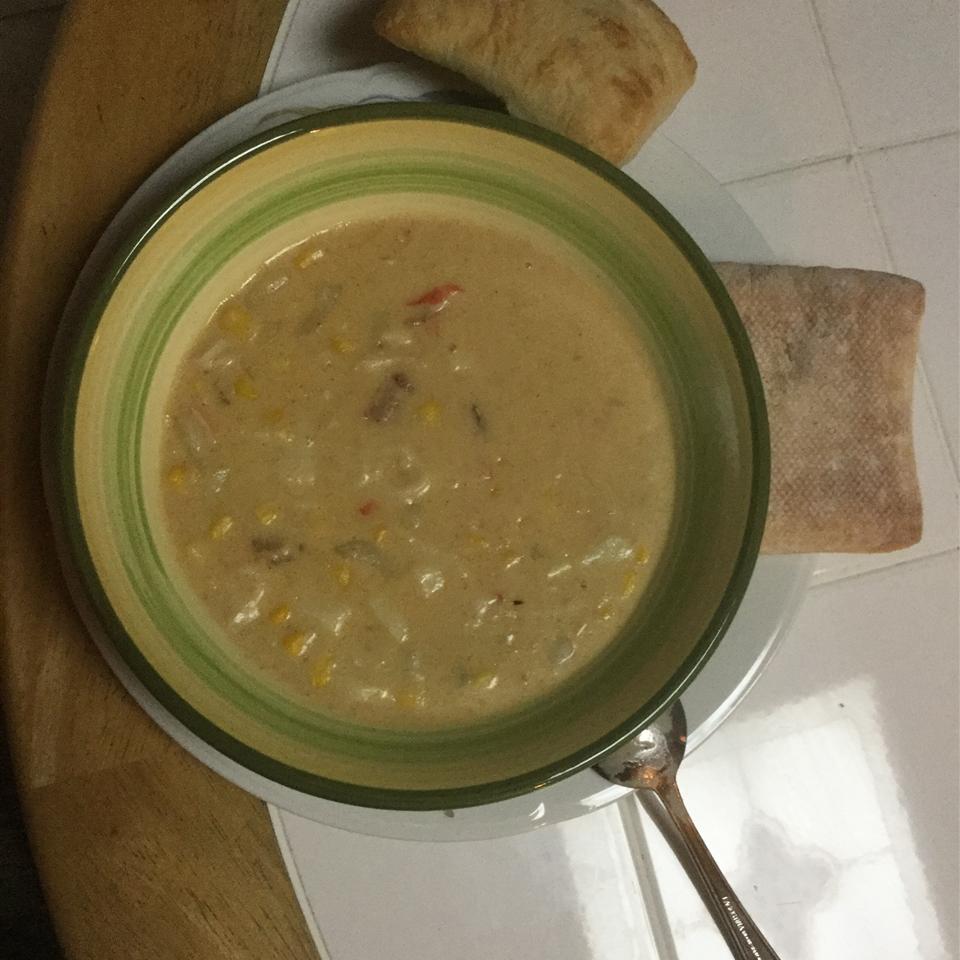 Corn and Crab Bisque 