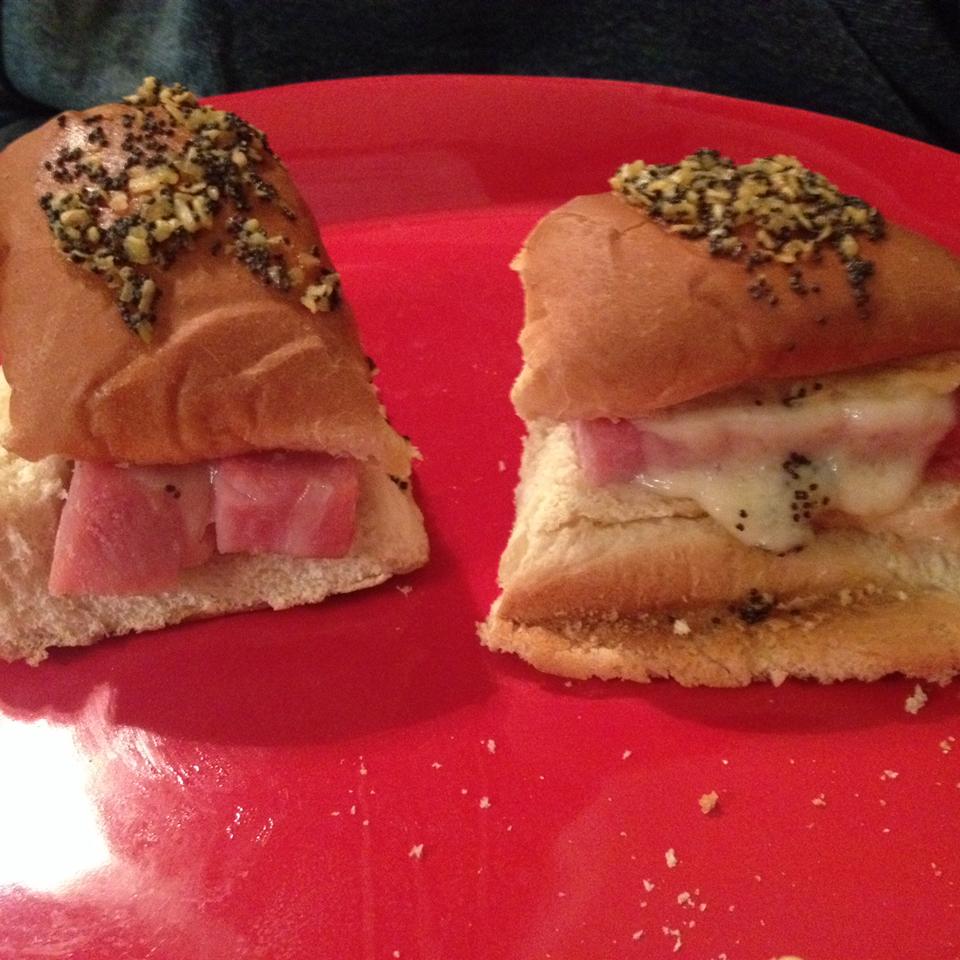 Mini Ham And Cheese Rolls 