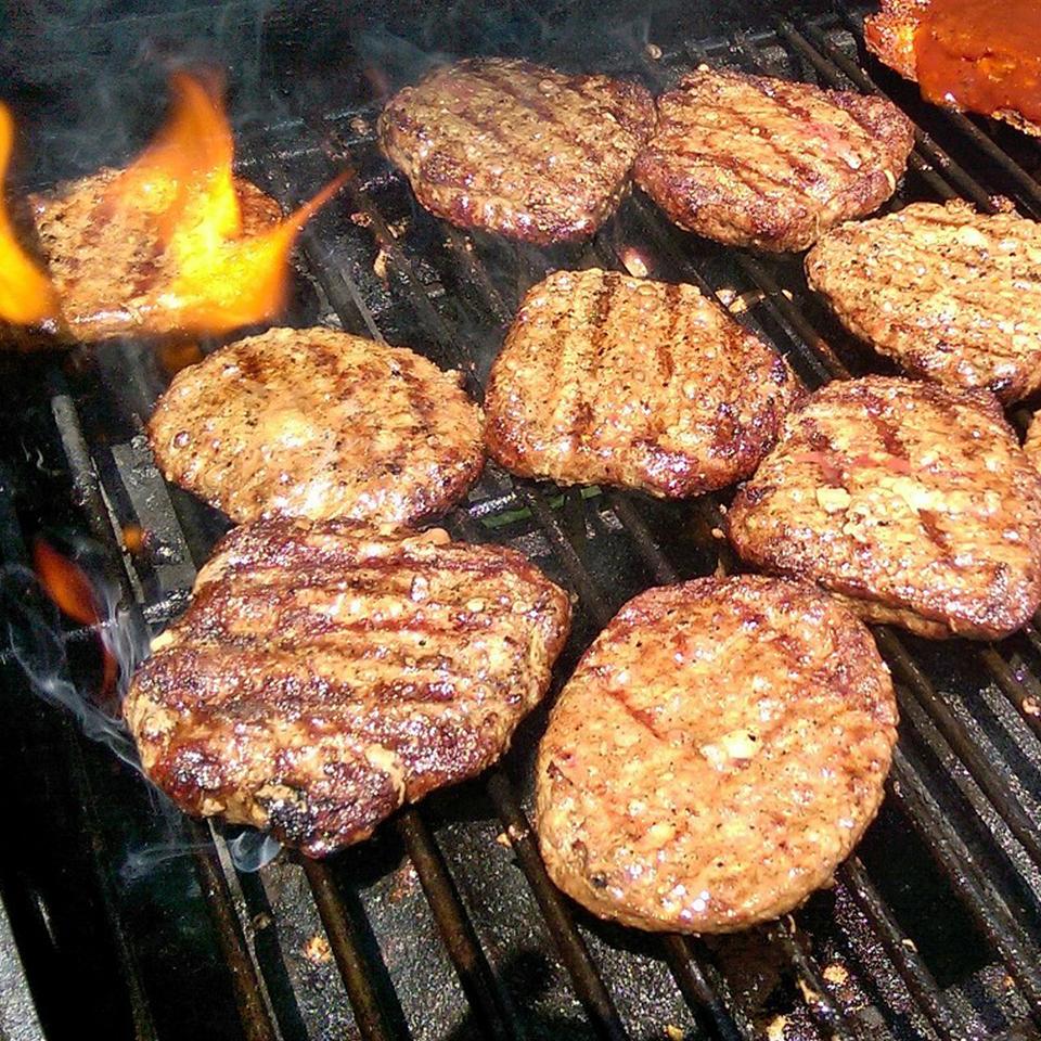 Delicious Grilled Hamburgers RainbowJewels
