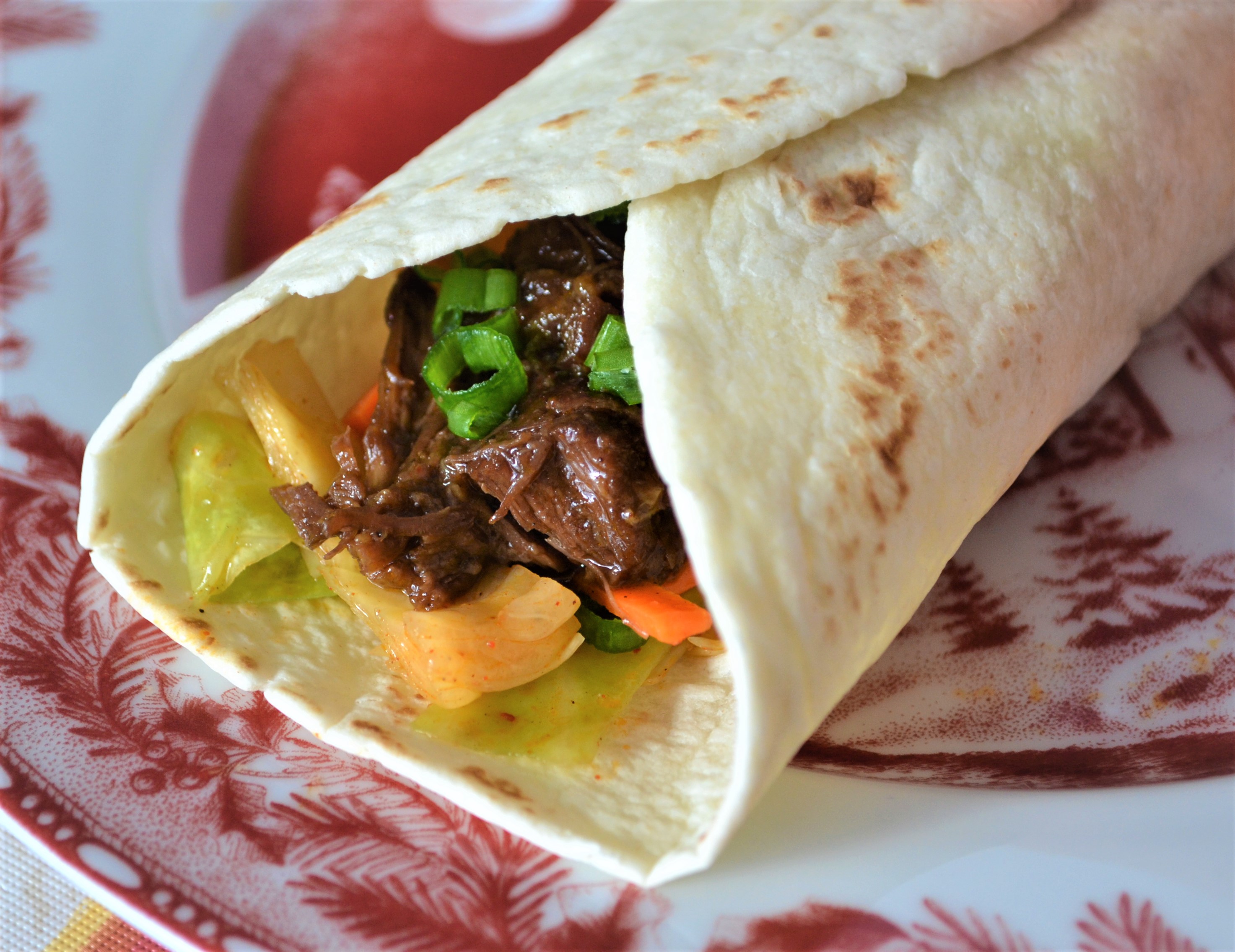 Kalbi-Style Braised Beef Cheek Tacos Kim
