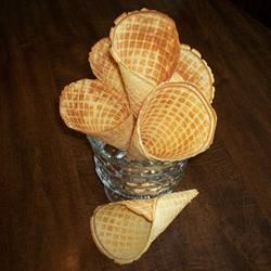 Homemade Ice Cream Cones 