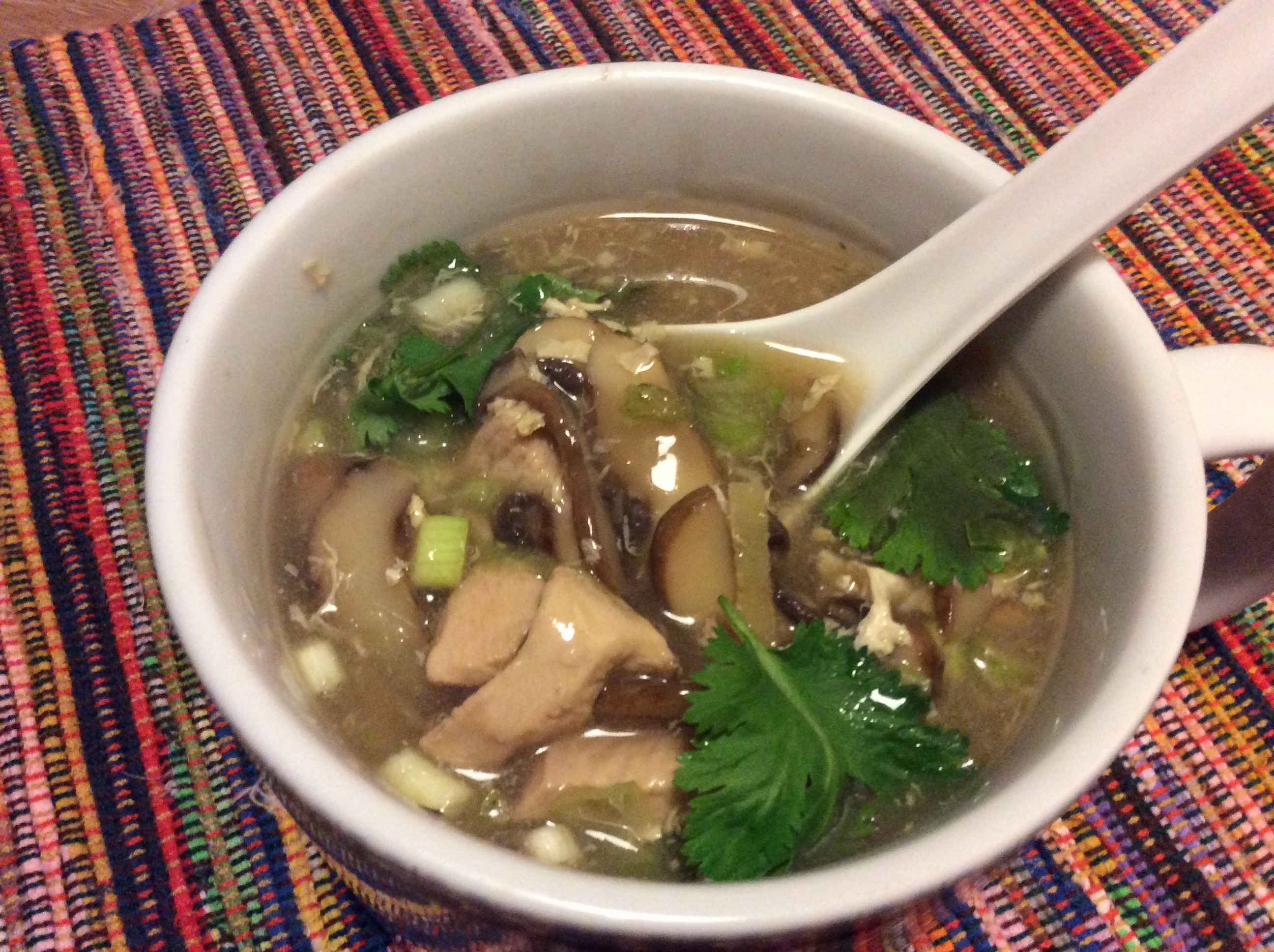 Hot and Sour Chicken Soup 