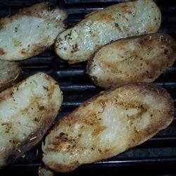Grilled Baked Potatoes 