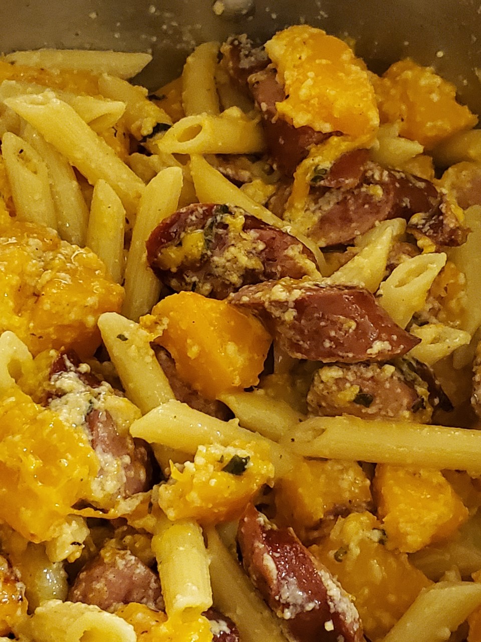 Smoked Sausage and Butternut Squash Pasta Cooking Daddy