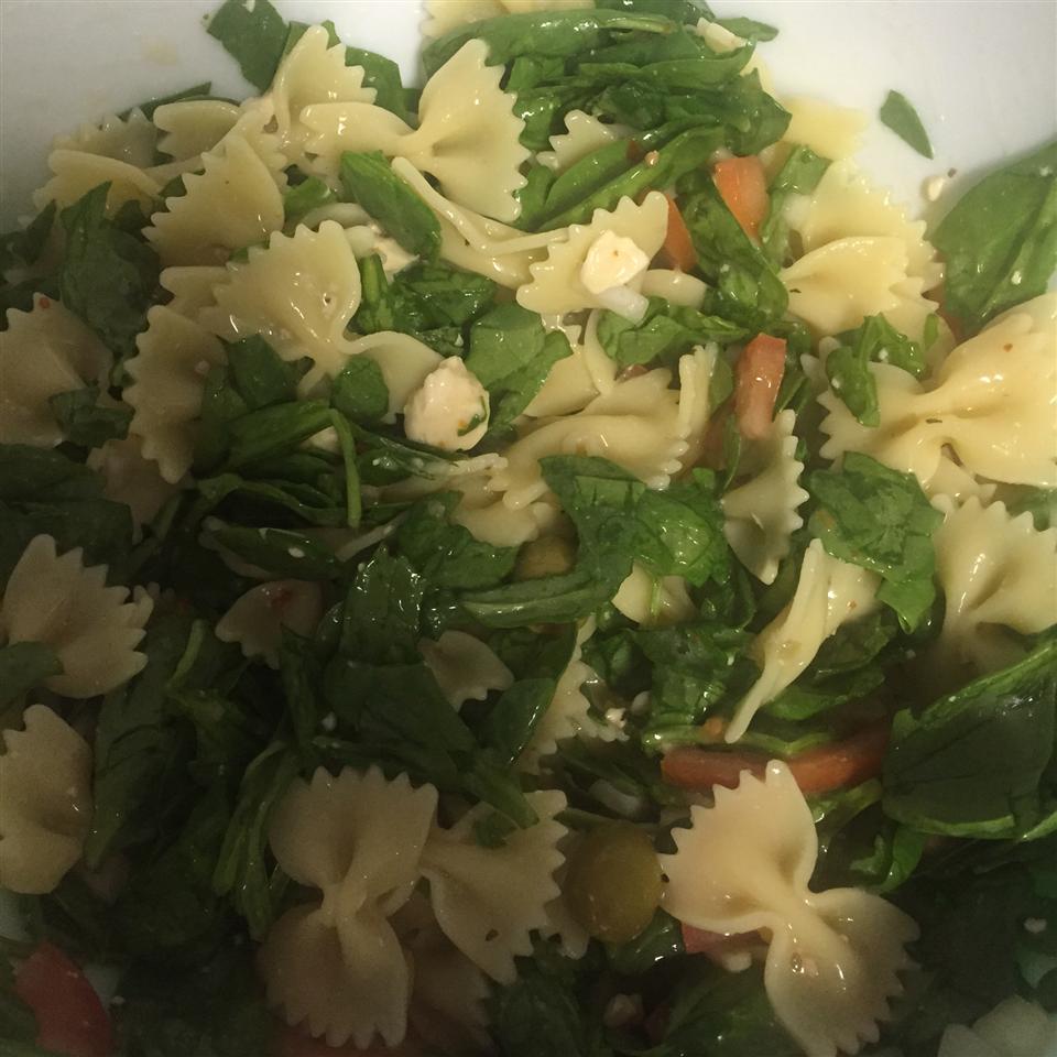 Spinach Pasta Salad 