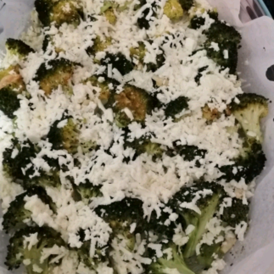 Garlic Roasted Broccoli with Parmesan Cheese Bogdan Bratu