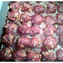 Barbecued Meatballs 