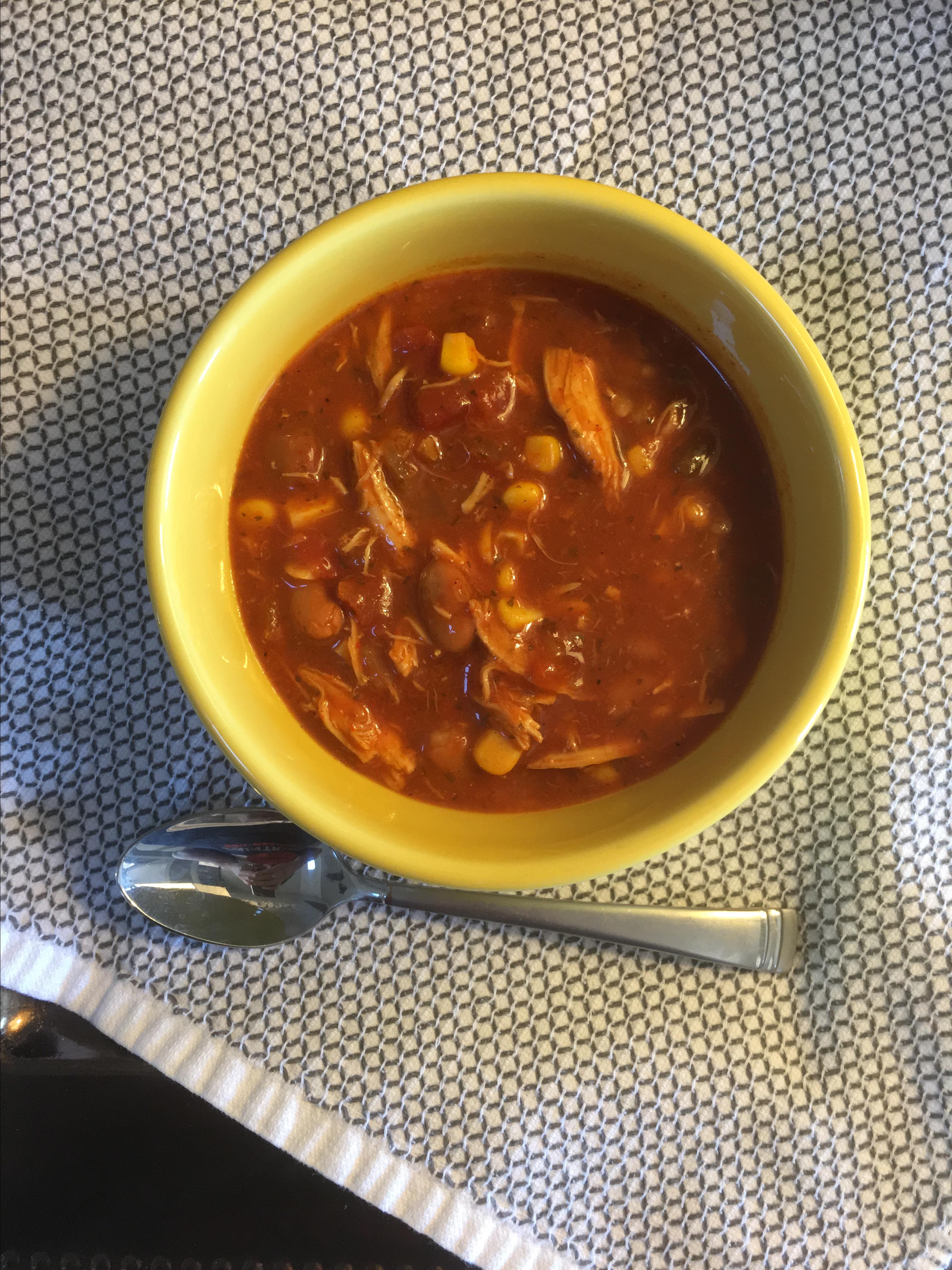Catherine's Spicy Chicken Soup 