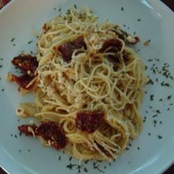 Angel Hair with Feta and Sun-Dried Tomatoes 