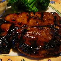 Pork Chops with Tangy Honey Sauce 