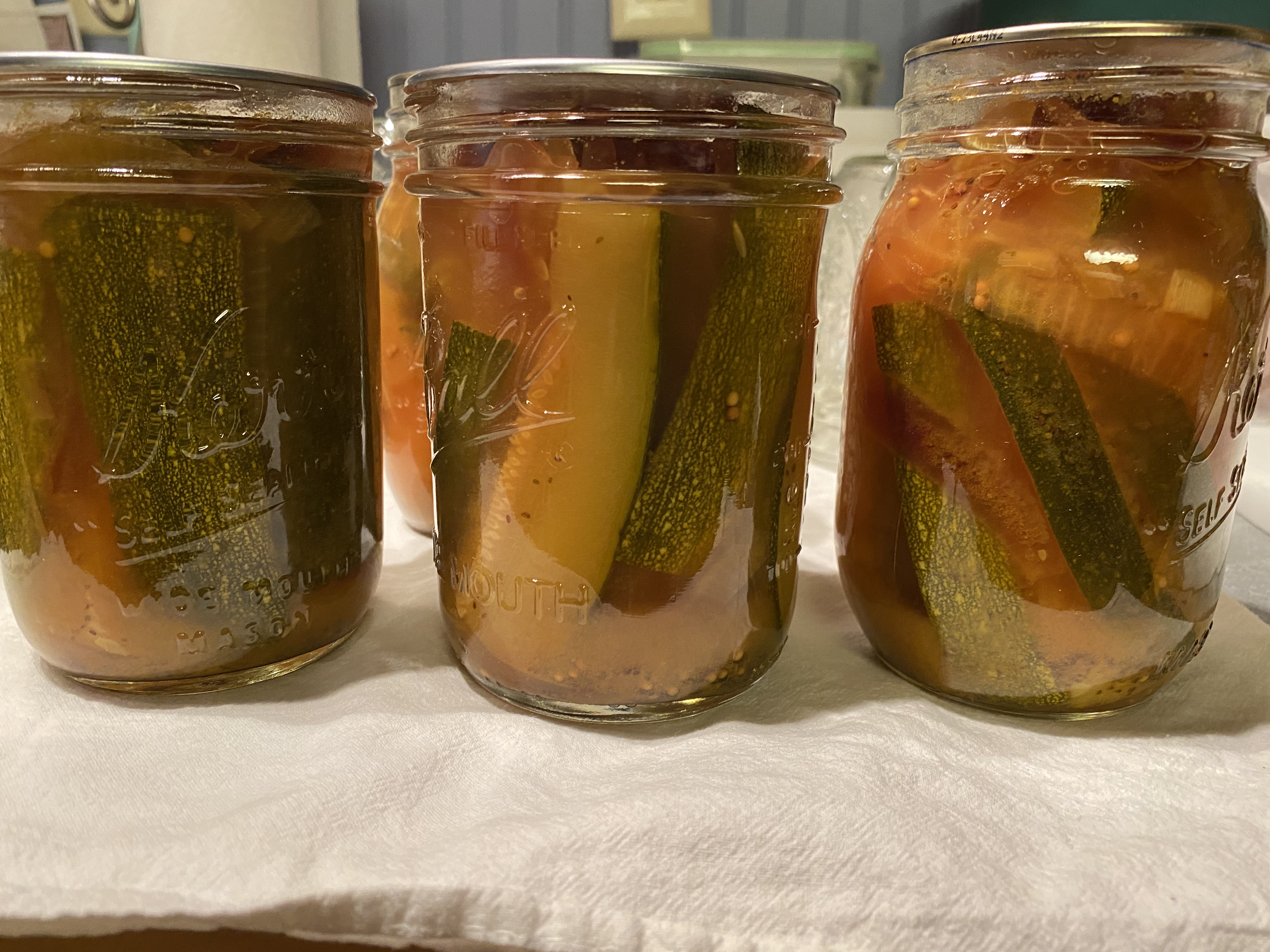 Zucchini Pickles 