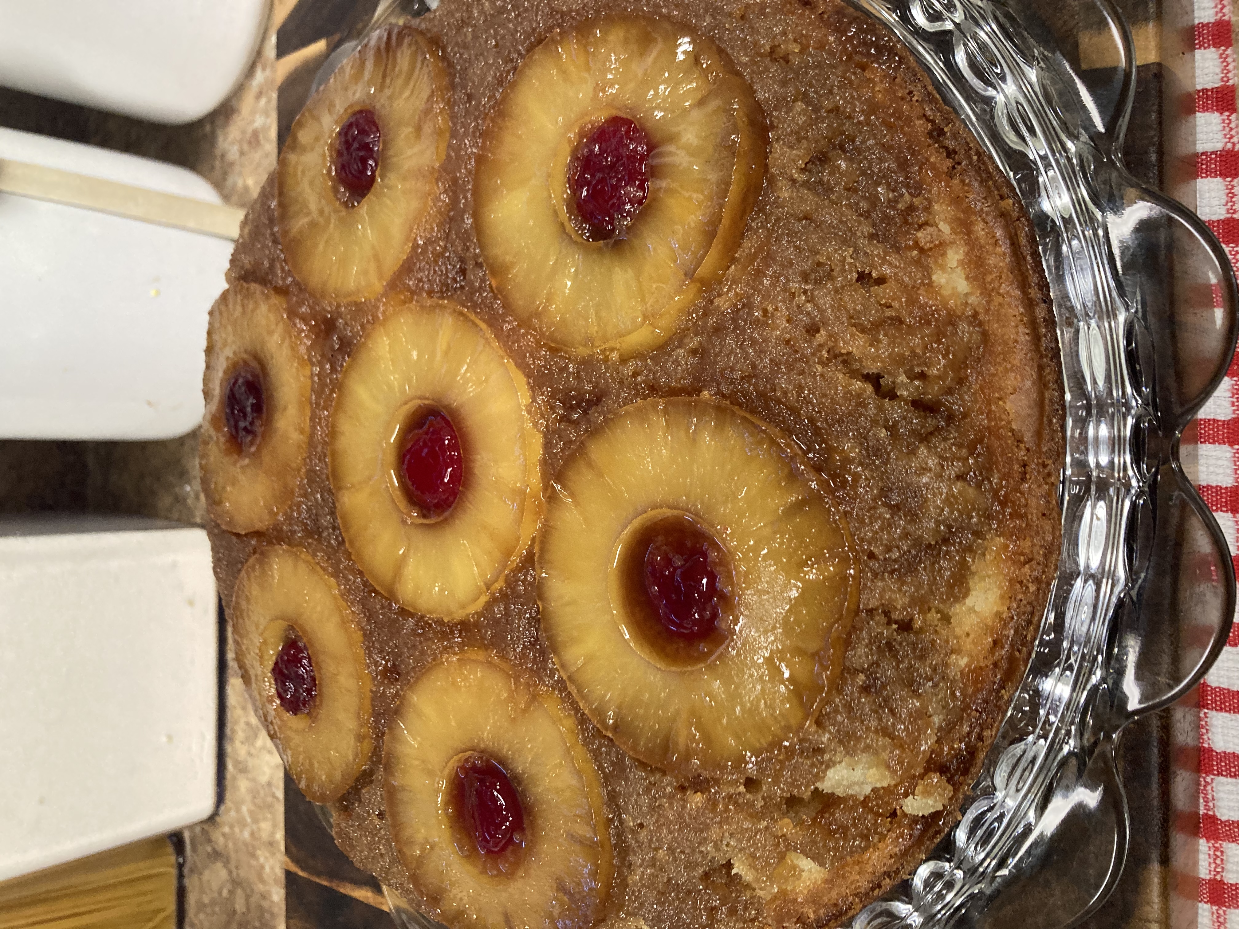 Grandma's Skillet Pineapple Upside-Down Cake fatdave