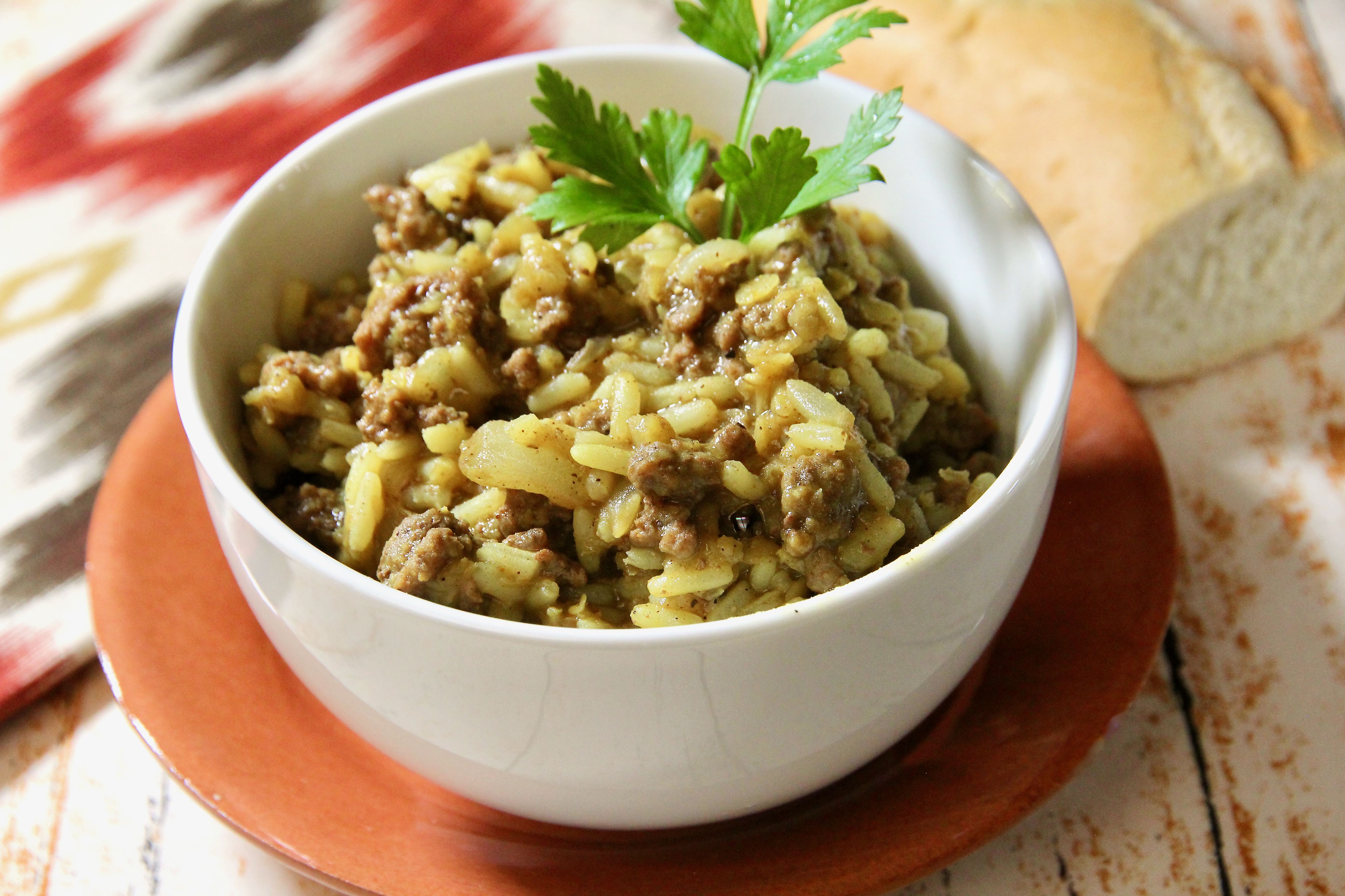 Ground Beef Lentil Curry 