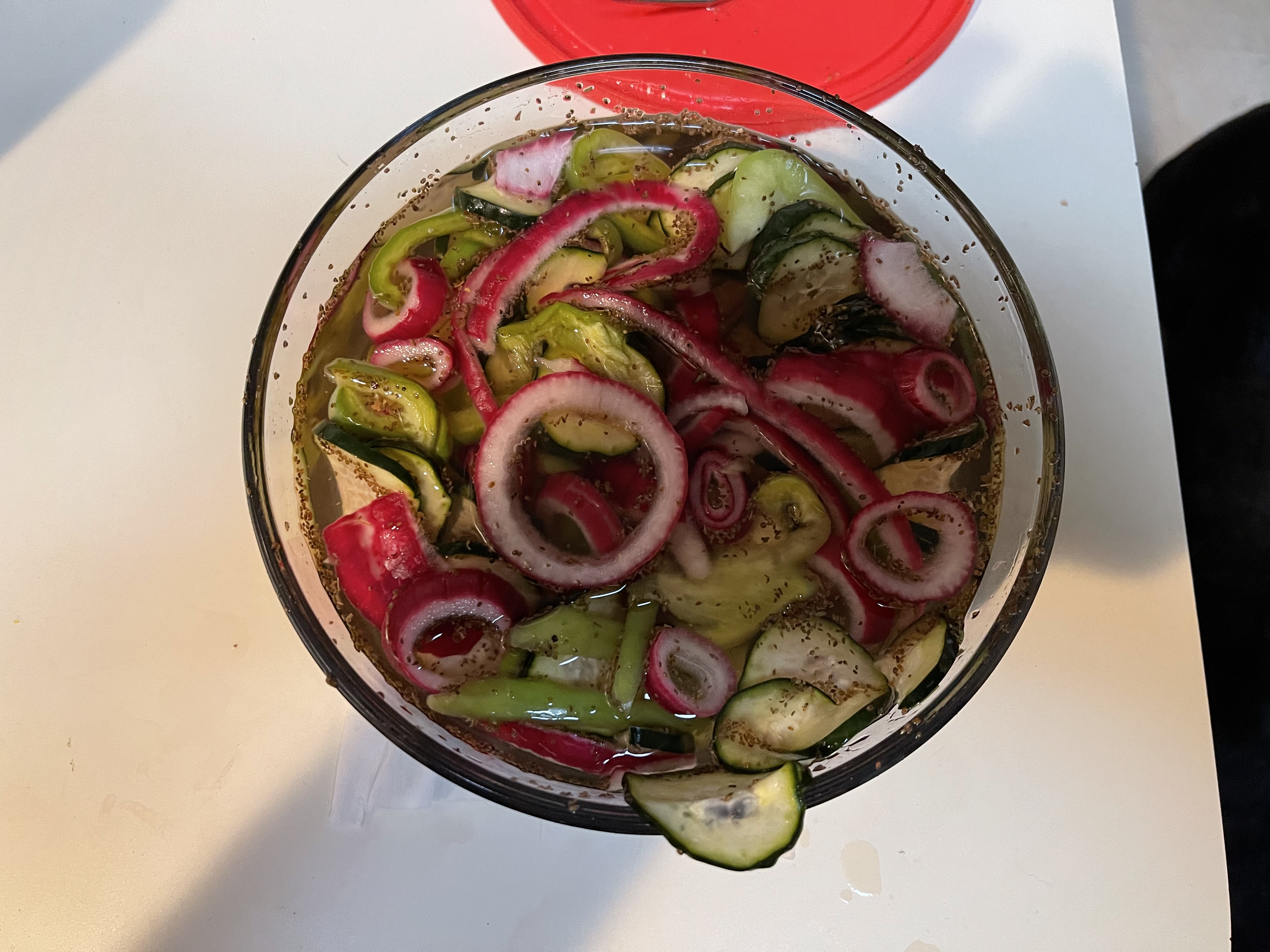 Marinated Cucumber, Onion, and Tomato Salad todd2649