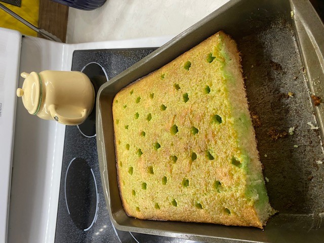 Yellow Cake Made from Scratch 
