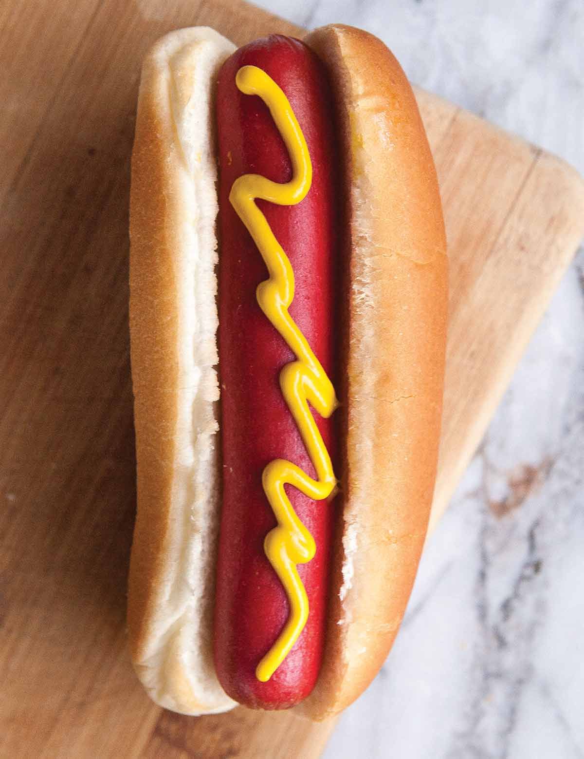 Basic Air Fryer Hot Dogs 