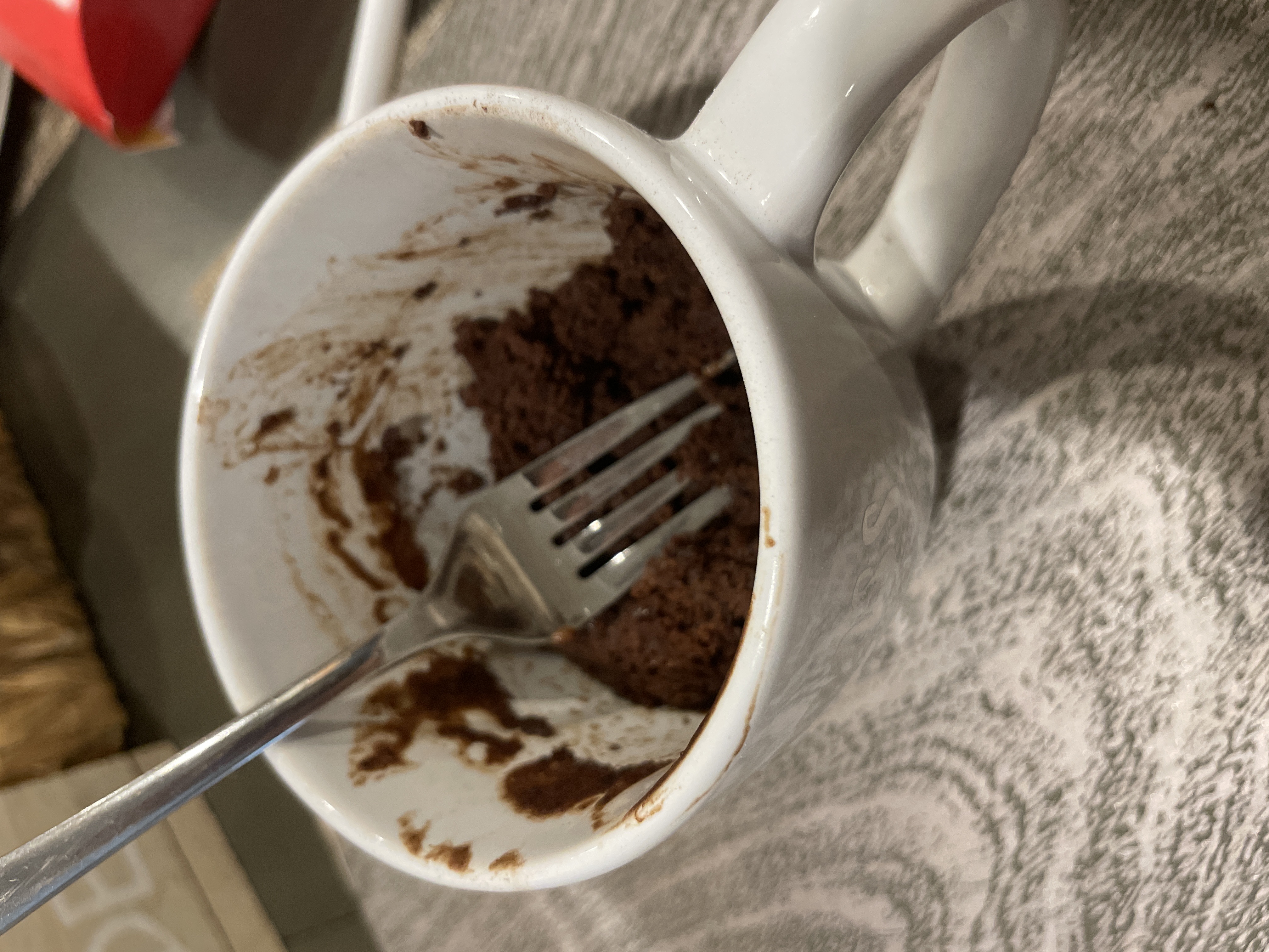 Microwave Chocolate Mug Cake 
