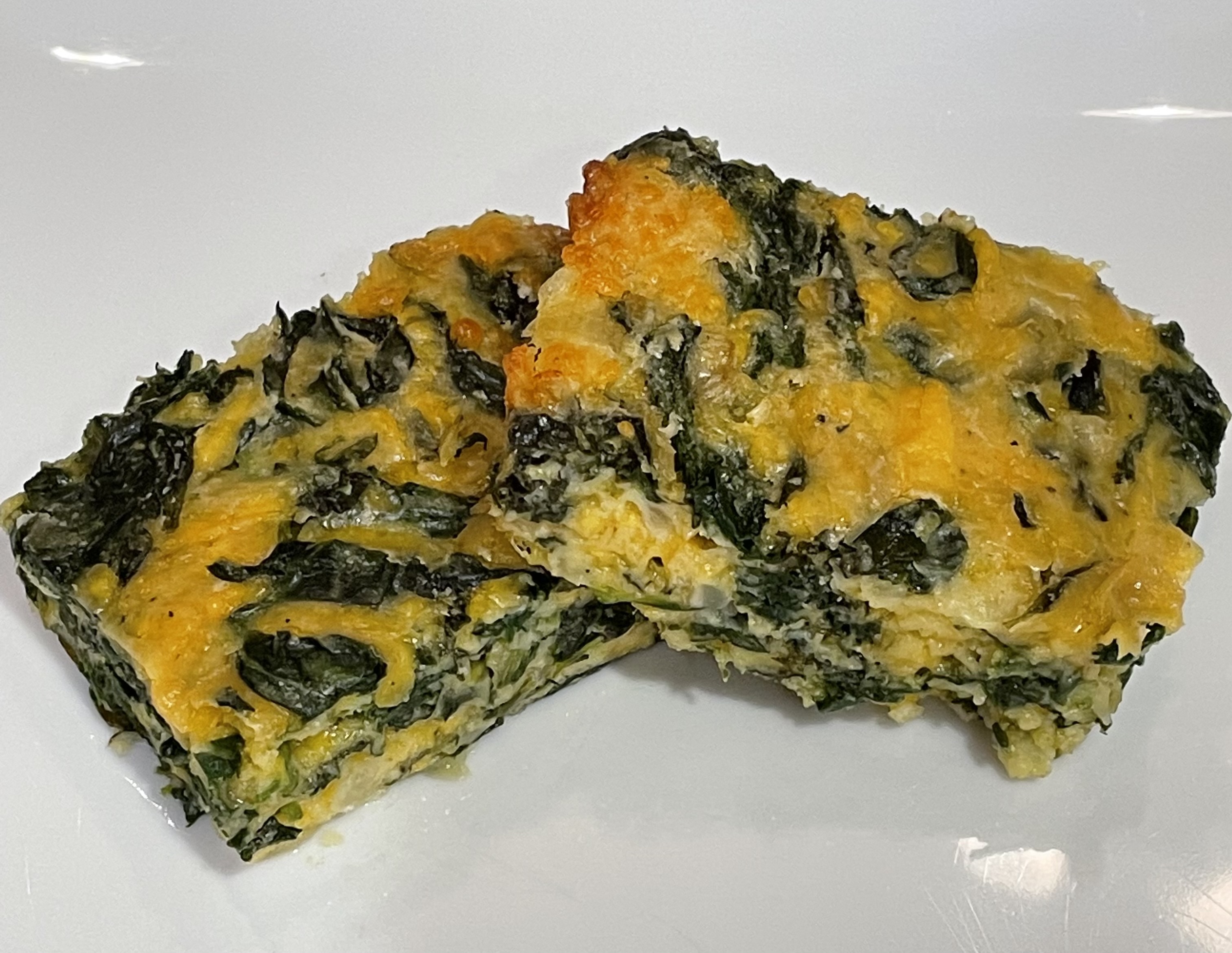 Spinach Cheese Squares 