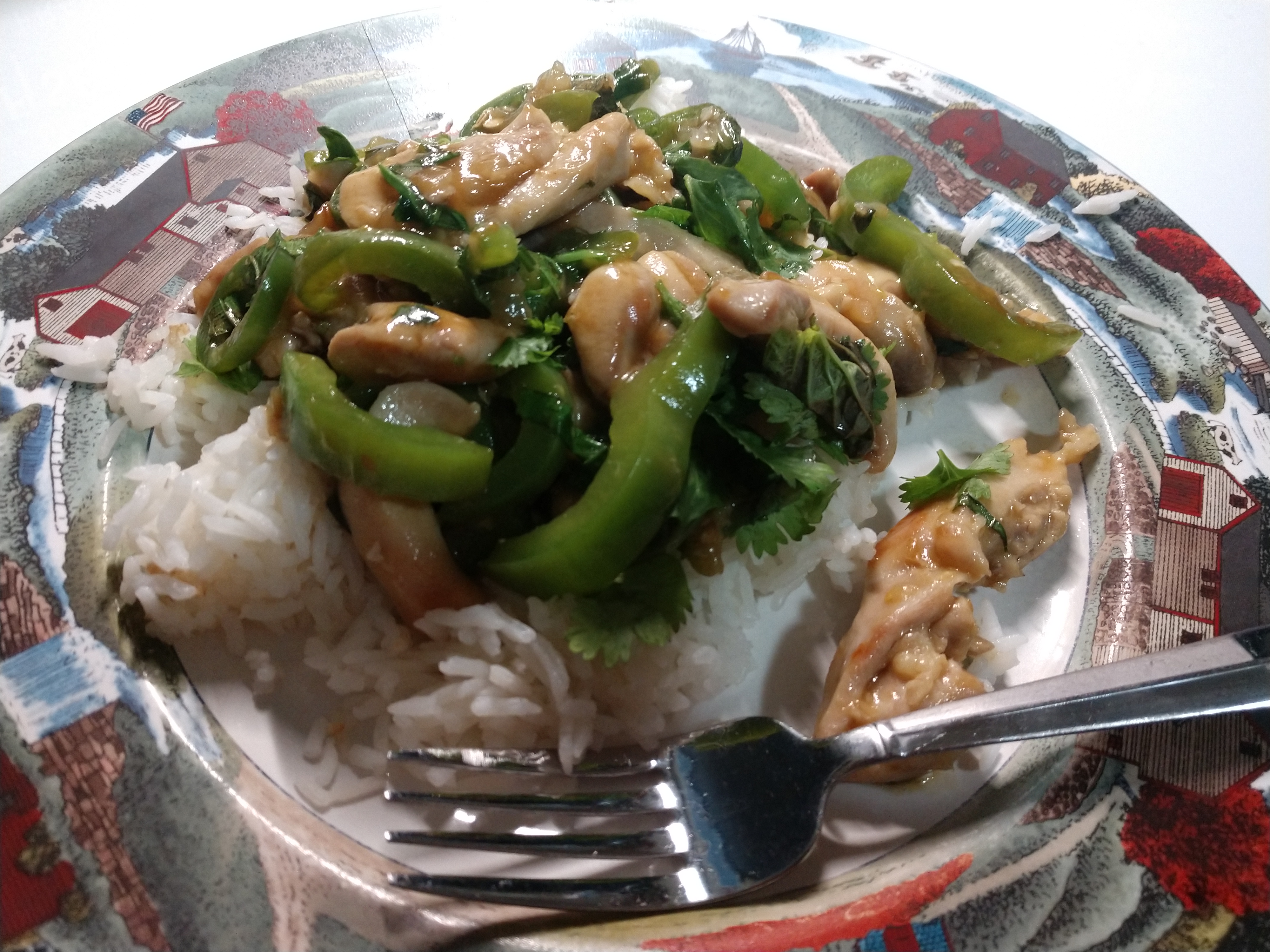 Spicy Thai Basil Chicken (Pad Krapow Gai) 