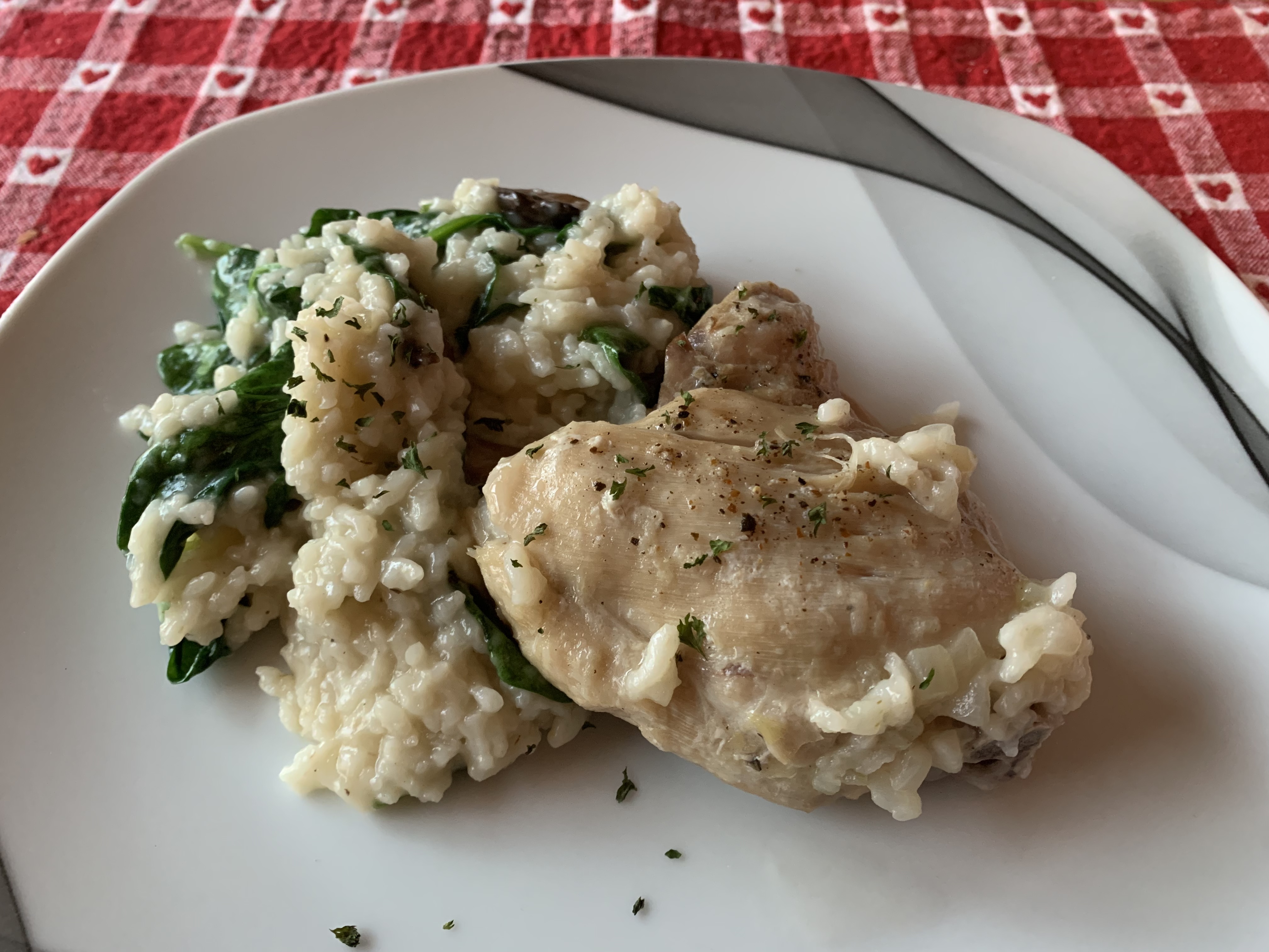 Instant Pot&reg; Chicken Thighs with Risotto 