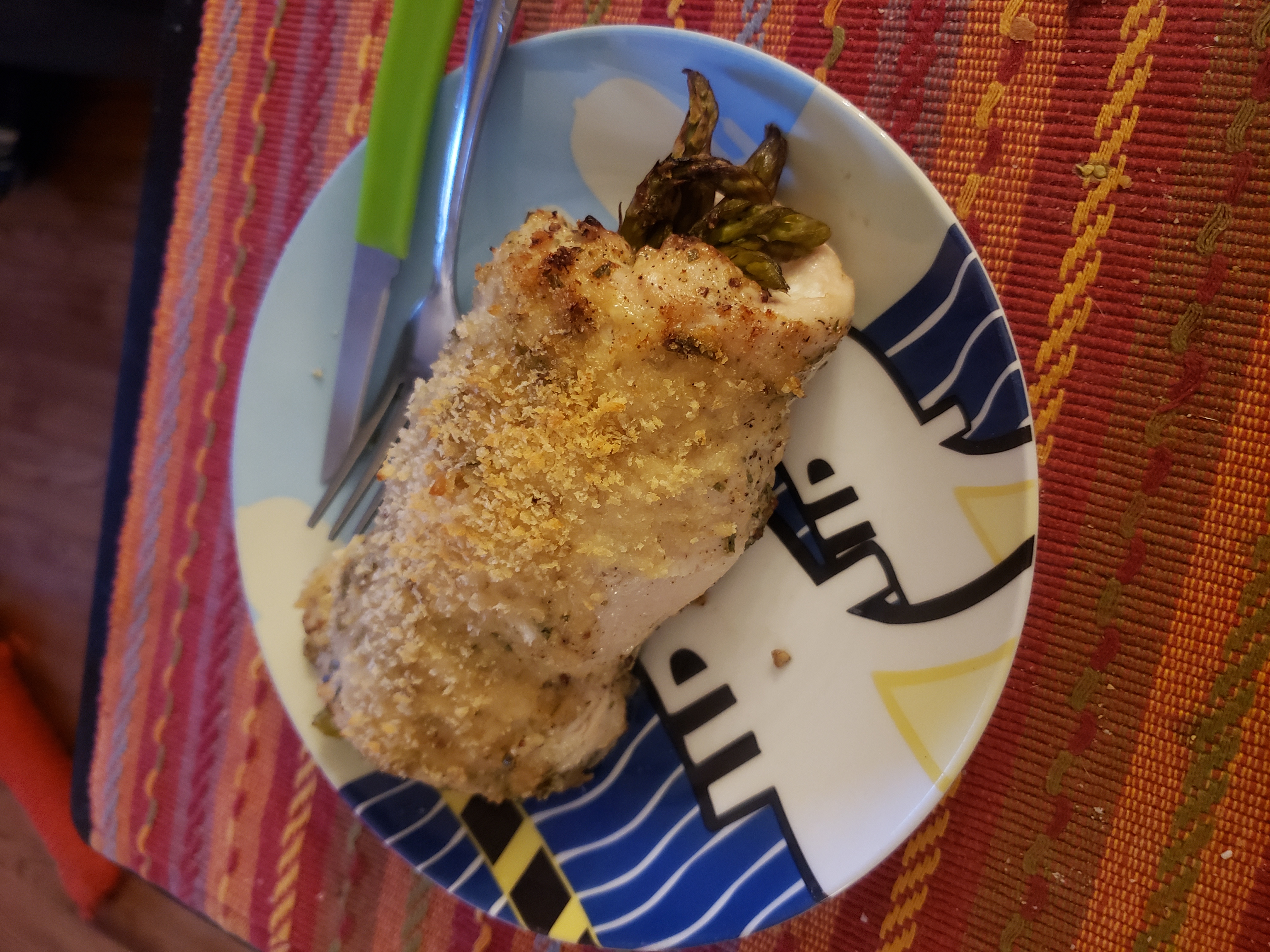 Chicken Asparagus Roll-Ups 