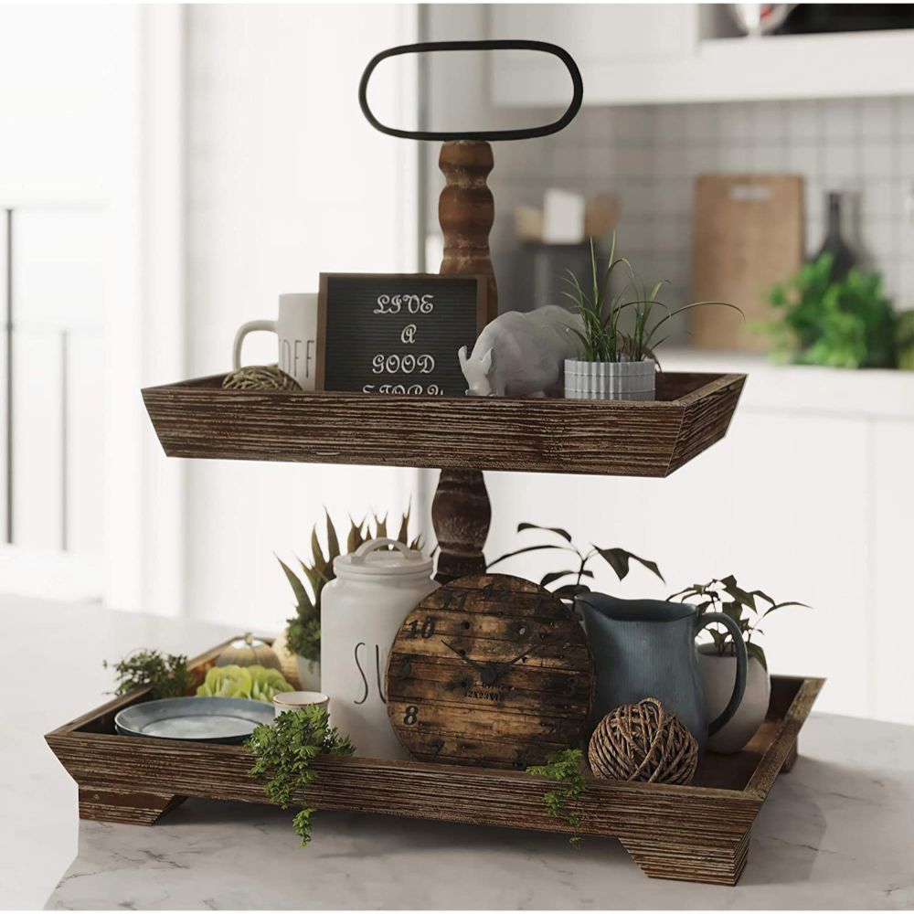2-Tier Tray Stand