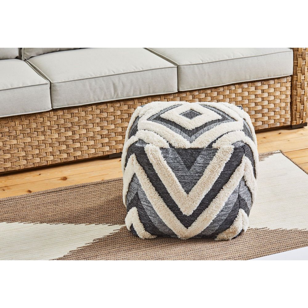 BH&G Outdoor Pouf