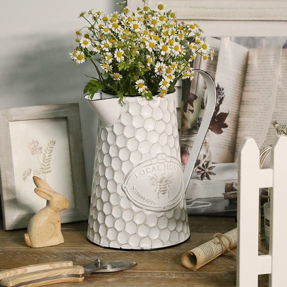 Honeycomb Pitcher Vase