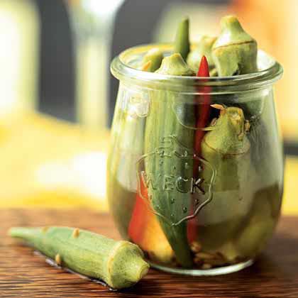 Spicy Pickled Okra 