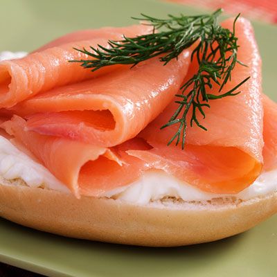 Breakfast: Smoked Salmon and a Bagel