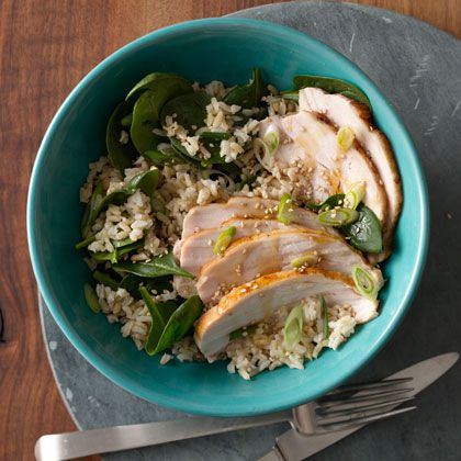 Brown Rice Bowl With Turkey 