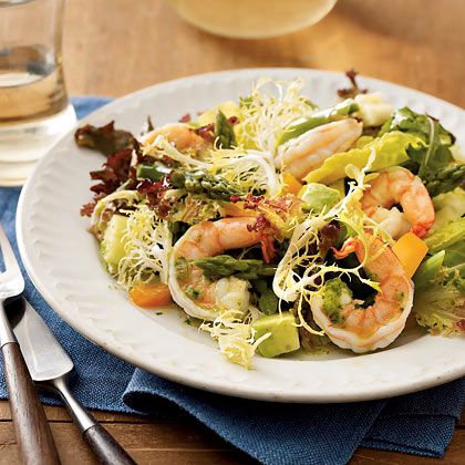 Shrimp and Asparagus Salad 