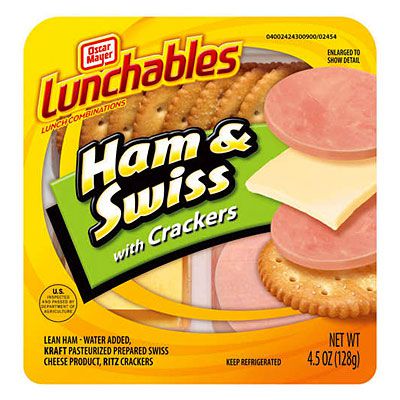 Lunchables Ham and Swiss With Crackers