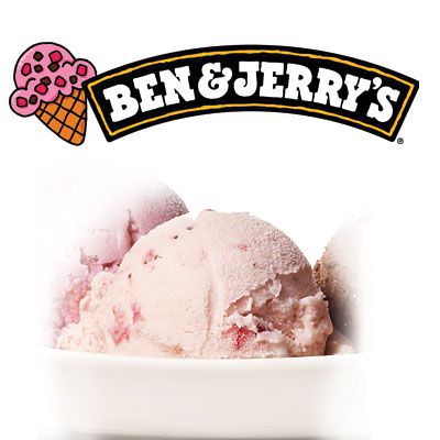 Ben & Jerry&rsquo;s Strawberry Ice Cream