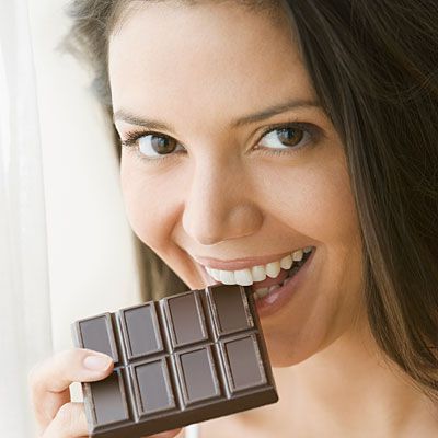 chocolate-biting-lady