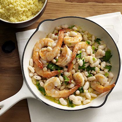shrimp-beans-couscous