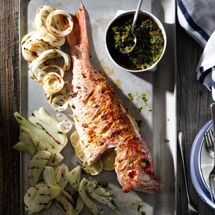 Whole Fish with Chermoula 