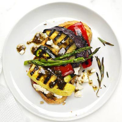 open-face-grilled-vegetable-sandwich