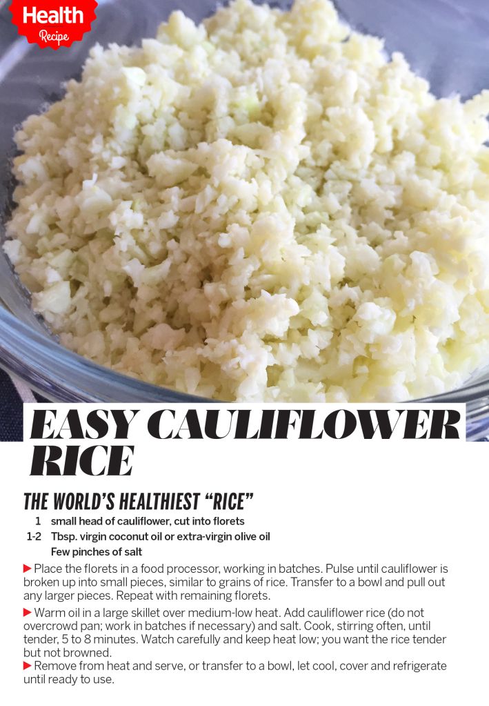 Cutting Carbs Here S How To Make Cauliflower Rice In Under 10 Minutes Health Com
