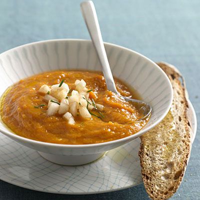 Savory Squash, Carrot, and Ginger Soup