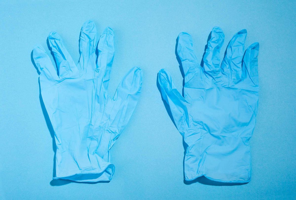 TIME.com stock photos Health First Aid Kit Gloves