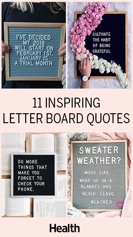 Letter Board Quotes That Will Inspire You Health Com