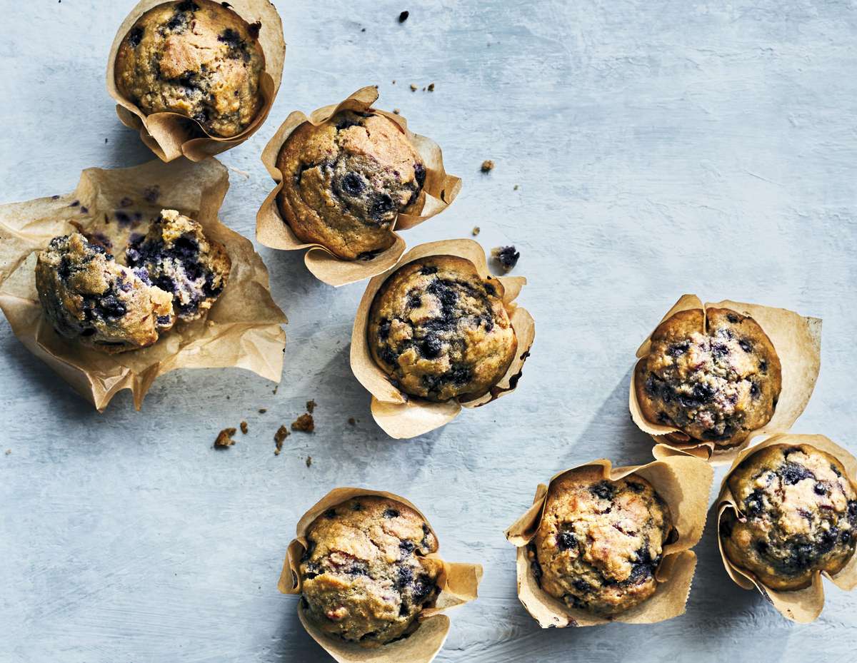 Blueberry- Orange Whole-Wheat Muffins