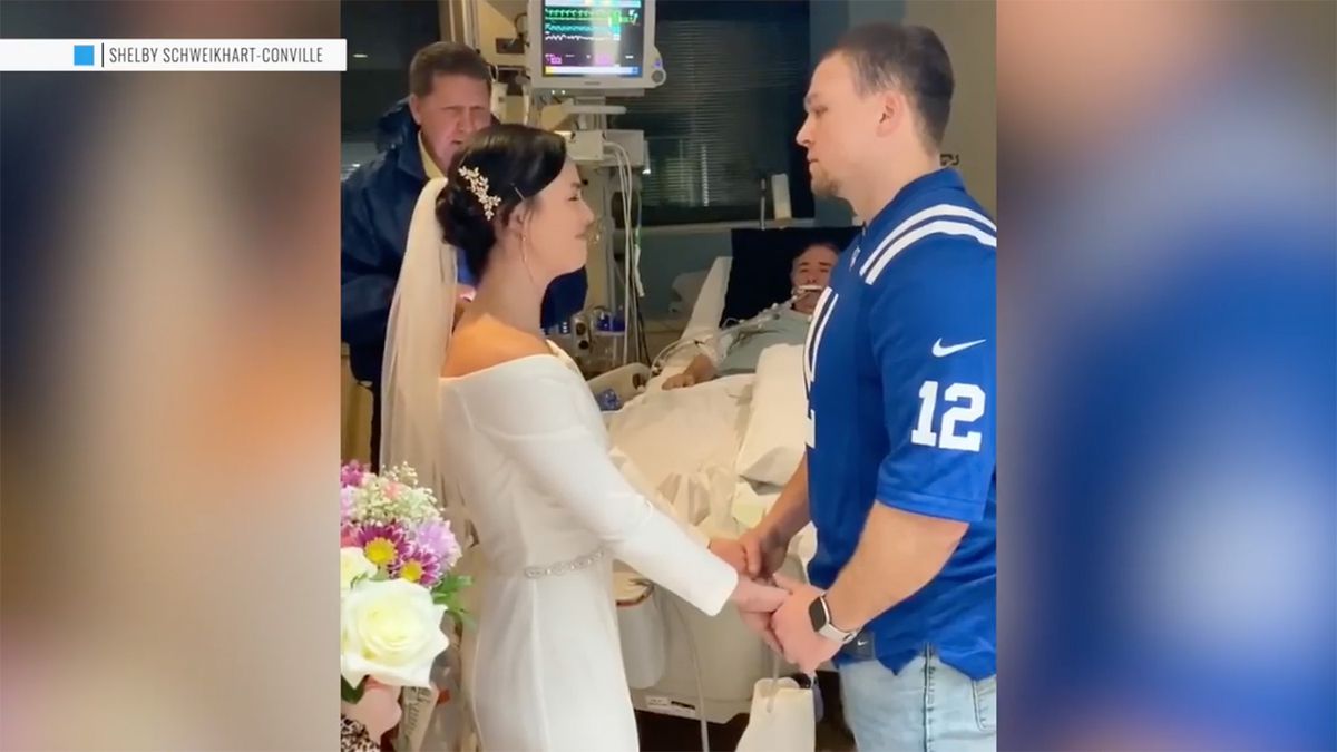 Indiana Bride Marries in Hospital Room so Dying Father Can Witness Her Wedding