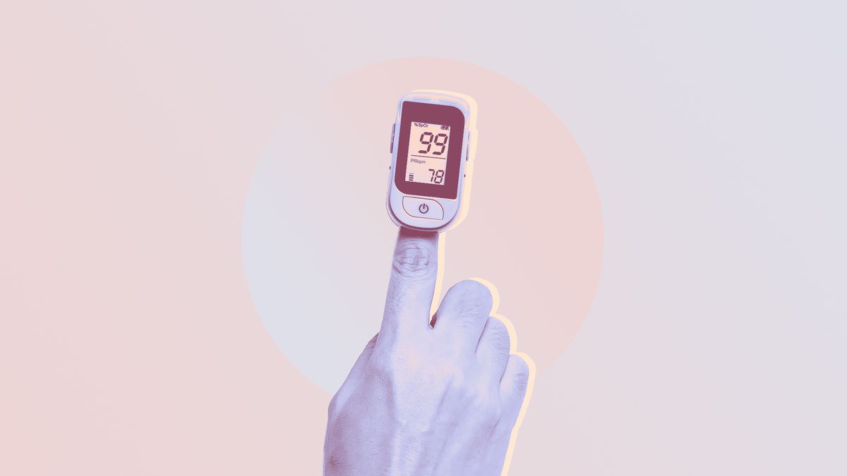 Pulse oximeter used oxygen levels to and measure pulse rate