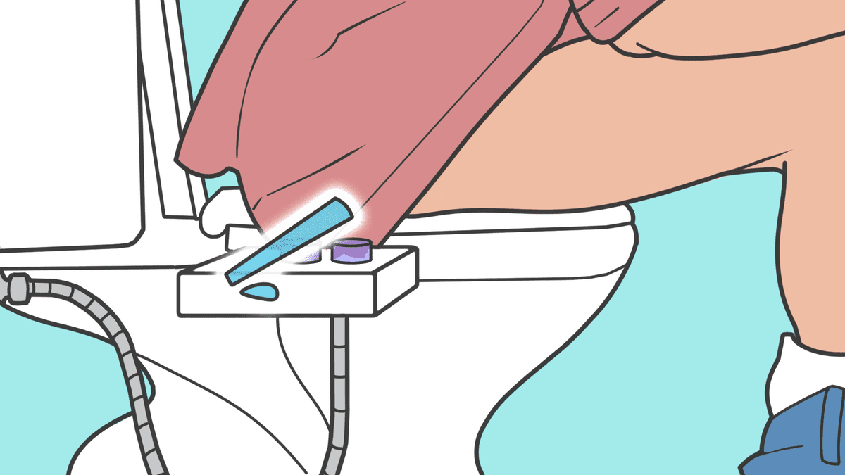 How to use a bidet illustration