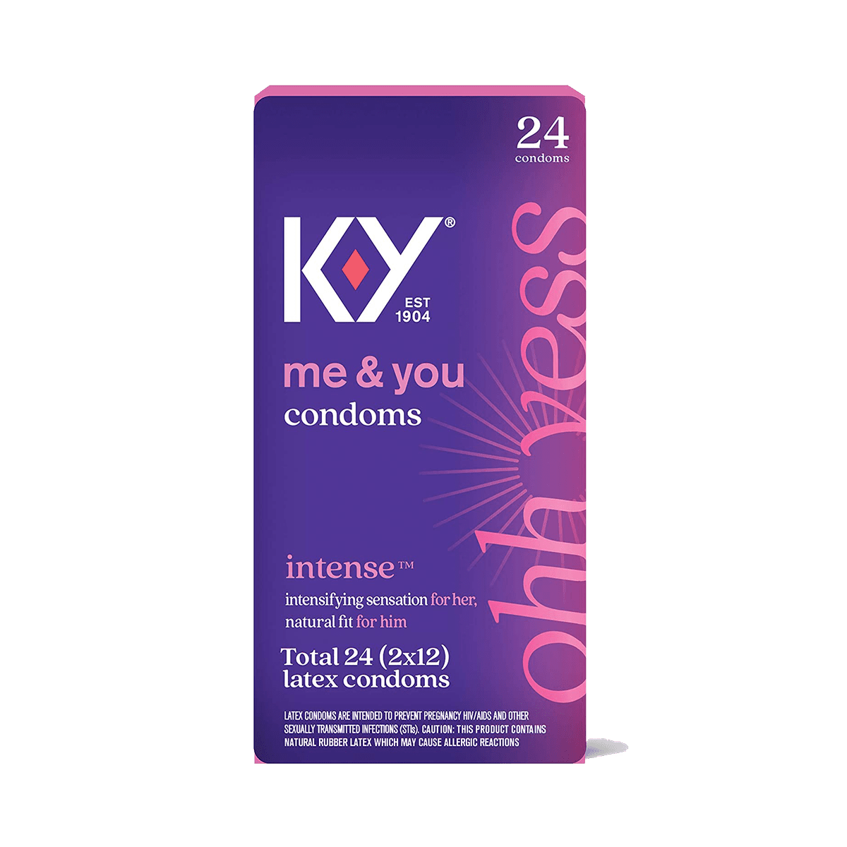K-Y Me You Intense Ultra Thin Latex Condoms