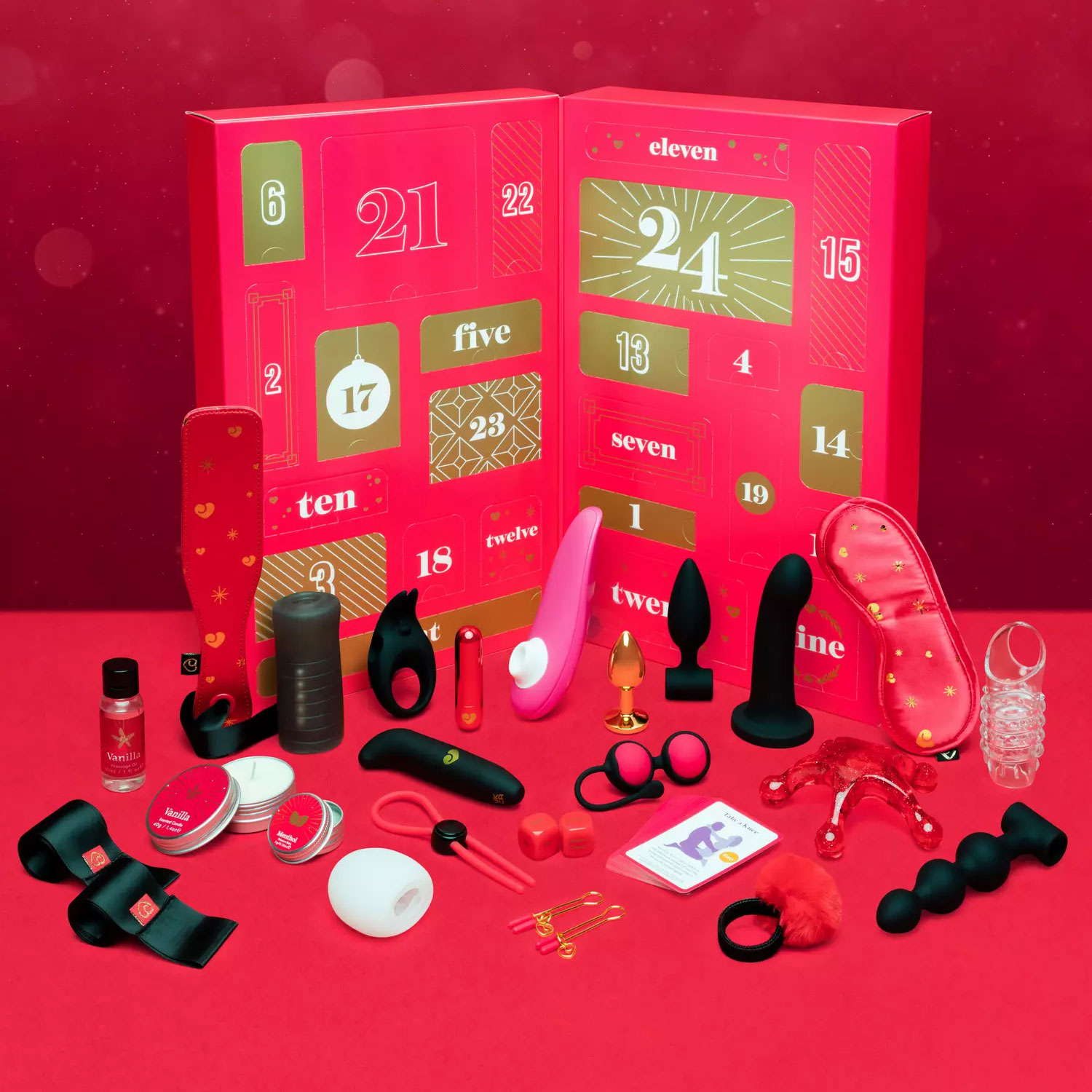 Lovehoney Best Sex Of Your Life Couple's Sex Toy Advent Calendar (Man + Woman), Red, hi-res Lovehoney Best Sex Of Your Life Couple's Sex Toy Advent Calendar (Man + Woman), Red, hi-res Lovehoney Best Sex Of Your Life Couple's Sex Toy Advent Calendar (Man + Woman), Red, hi-res Lovehoney Best Sex Of Your Life Couple's Sex Toy Advent Calendar (Man + Woman), Red, hi-res Lovehoney Best Sex Of Your Life Couple's Sex Toy Advent Calendar (Man + Woman), Red, hi-res  Lovehoney Best Sex Of Your Life Couple's Sex Toy Advent Calendar (Man + Woman)