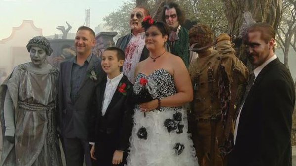 zombie wedding